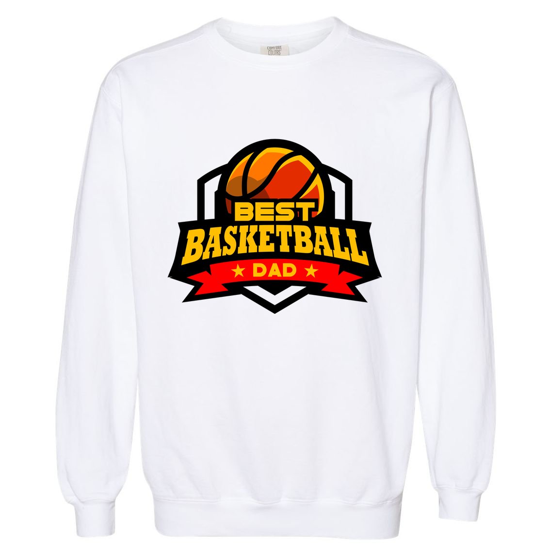Best Basketball Dad Gift Garment-Dyed Sweatshirt