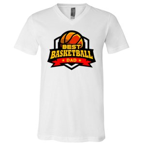 Best Basketball Dad Gift V-Neck T-Shirt