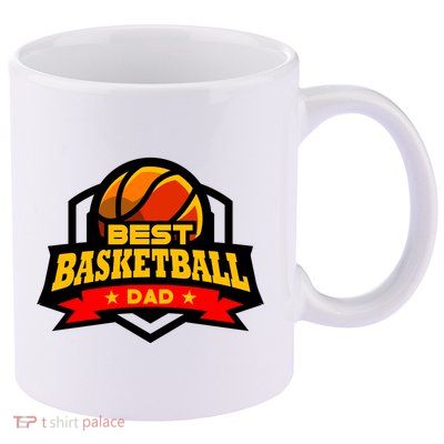 Best Basketball Dad Gift 11oz C Handle Ceramic Mug