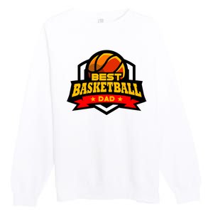 Best Basketball Dad Gift Premium Crewneck Sweatshirt