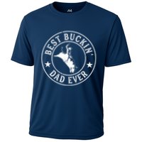 Best Buckin Dad Ever Cowboy Bull Riding Rodeo Funny Cooling Performance Crew T-Shirt