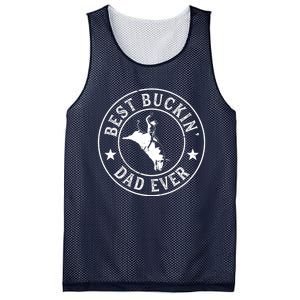 Best Buckin Dad Ever Cowboy Bull Riding Rodeo Funny Mesh Reversible Basketball Jersey Tank