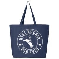 Best Buckin Dad Ever Cowboy Bull Riding Rodeo Funny 25L Jumbo Tote