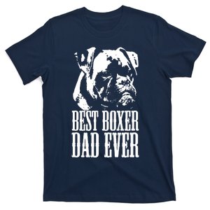 Best Boxer Dad Ever Graphic T Dog Dad Love T-Shirt