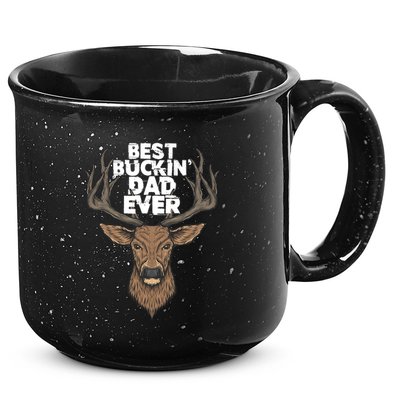 Best Buckin Dad Ever Buck And Deer Hunting FatherS Day Gift 15oz Campfire Ceramic Mug