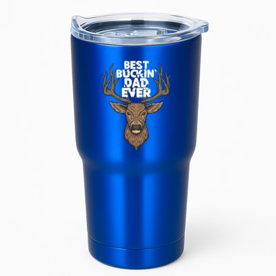 Best Buckin Dad Ever Buck And Deer Hunting FatherS Day Gift Tumbler