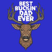 Best Buckin Dad Ever Buck And Deer Hunting FatherS Day Gift Womens T-Shirt