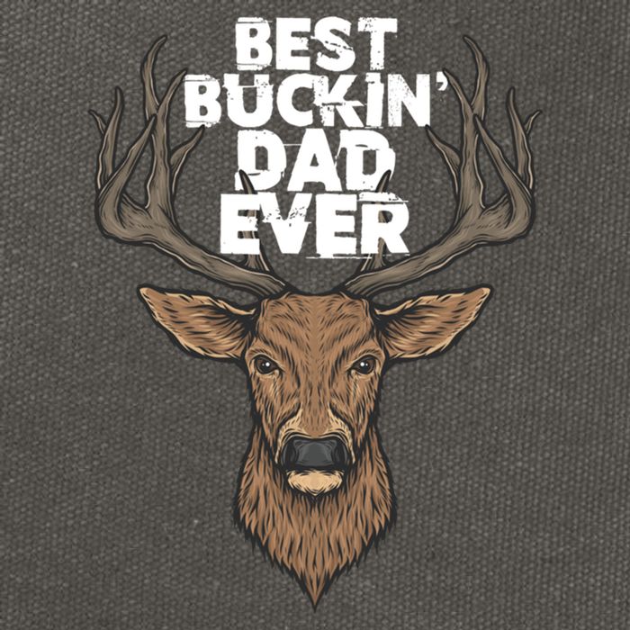 Best Buckin Dad Ever Buck And Deer Hunting FatherS Day Gift Cotton Canvas Backpack