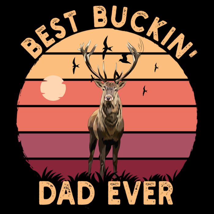 Best Buckin Dad Ever FatherS Day Deer Hunters Hunting Cool Gift Cooling Performance Crew T-Shirt