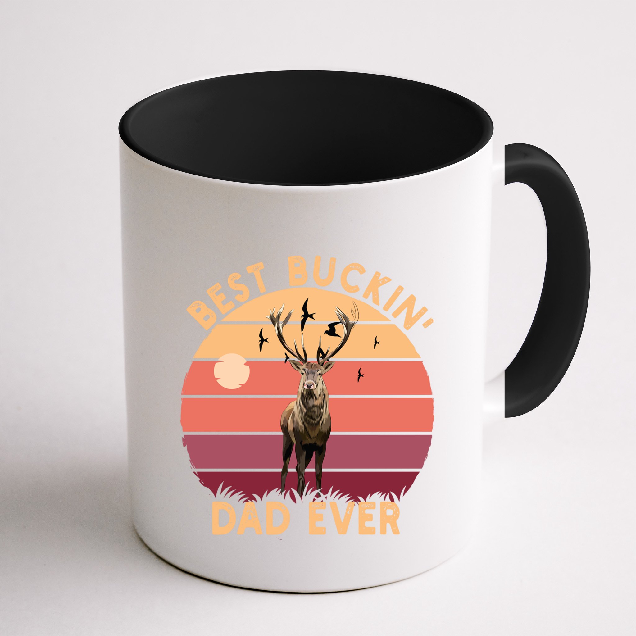 Best Buckin Dad Ever FatherS Day Deer Hunters Hunting Cool Gift Mug