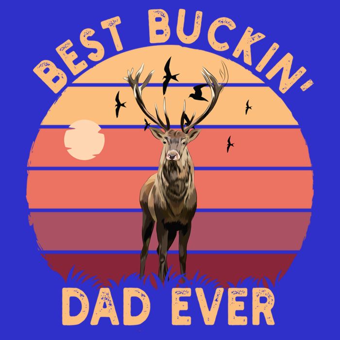 Best Buckin Dad Ever FatherS Day Deer Hunters Hunting Cool Gift Hoodie
