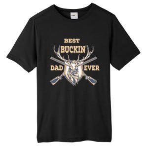 Best Buckin Dad Ever Funny Hunting Father Gift Tall Fusion ChromaSoft Performance T-Shirt