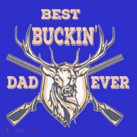 Best Buckin Dad Ever Funny Hunting Father Gift 16 in Basic Backpack