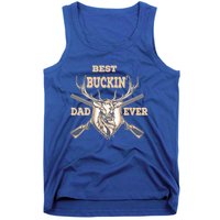 Best Buckin Dad Ever Funny Hunting Father Gift Tank Top