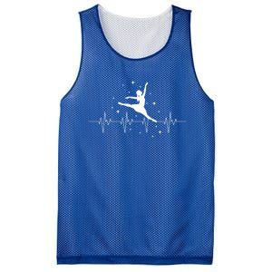 Ballerina Ballet Dancer Heartbeat Danseur Danseuse Cute Gift Mesh Reversible Basketball Jersey Tank