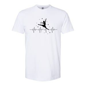 Ballerina Ballet Dancer Heartbeat Danseur Danseuse Cute Gift Softstyle CVC T-Shirt