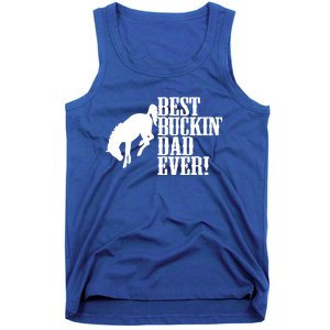 Best Buckin Dad Ever Funny For Horse Lovers Funny Gift Tank Top