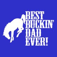 Best Buckin Dad Ever Funny For Horse Lovers Funny Gift Womens T-Shirt