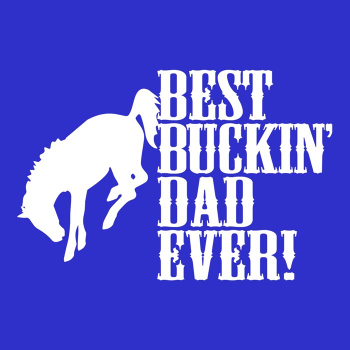 Best Buckin Dad Ever Funny For Horse Lovers Funny Gift Womens T-Shirt