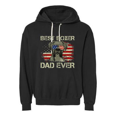 Best Boxer Dad Ever Dog Lover American Garment-Dyed Fleece Hoodie