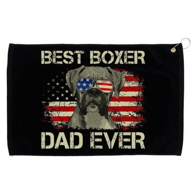 Best Boxer Dad Ever Dog Lover American Grommeted Golf Towel