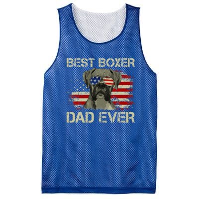 Best Boxer Dad Ever Dog Lover American Mesh Reversible Basketball Jersey Tank