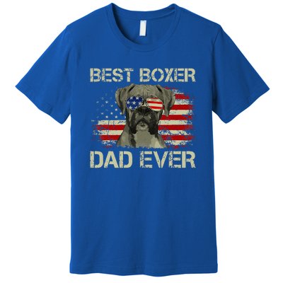 Best Boxer Dad Ever Dog Lover American Premium T-Shirt