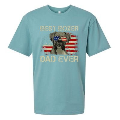 Best Boxer Dad Ever Dog Lover American Sueded Cloud Jersey T-Shirt