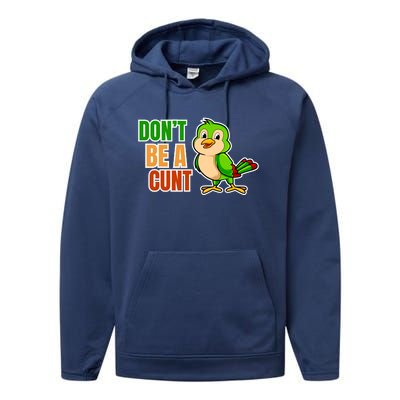 Big Bird Don’t Be A Cunt Performance Fleece Hoodie