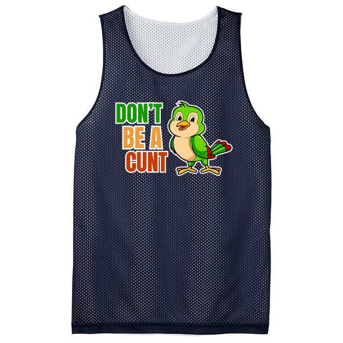 Big Bird Don’t Be A Cunt Mesh Reversible Basketball Jersey Tank