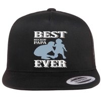 Best Buckin Dad Ever Cool Gift Flat Bill Trucker Hat