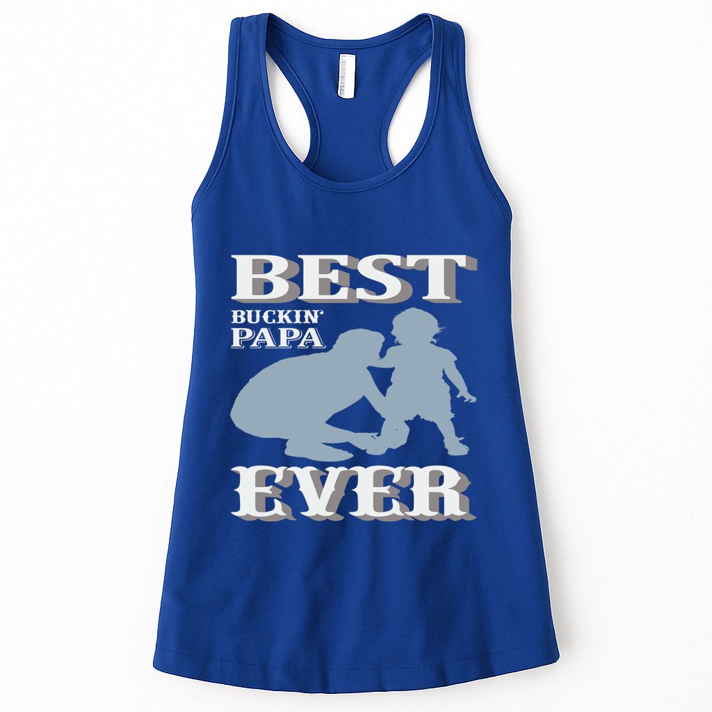 Best Buckin Dad Ever Cool Gift Womens Tank Top