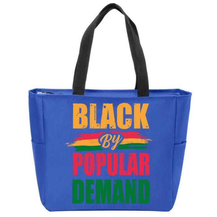 Black By Ded Popular Africanfunny Giftamerican History Proud Month Cool Gift Zip Tote Bag