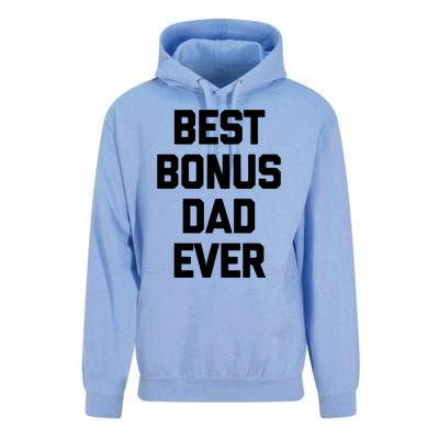 Best Bonus Dad Ever Gift Funny Saying Sarcastic Stepdad Meaningful Gift Unisex Surf Hoodie