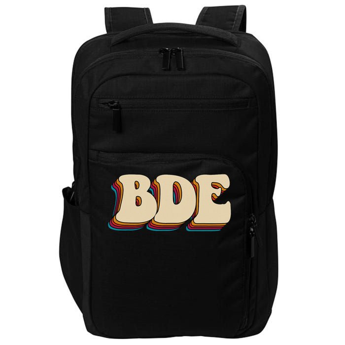 BDE Big Dick Energy Retro Style Impact Tech Backpack