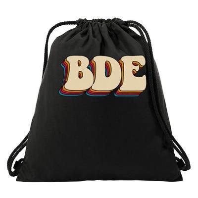 BDE Big Dick Energy Retro Style Drawstring Bag