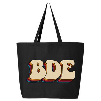 BDE Big Dick Energy Retro Style 25L Jumbo Tote