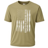 Best Beagle Dad Everdog Lover American Flag Patriotic Cooling Performance Crew T-Shirt