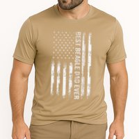 Best Beagle Dad Everdog Lover American Flag Patriotic Cooling Performance Crew T-Shirt