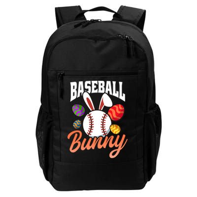 Baseball Bunny Design Easter Baseball Gift Backpack