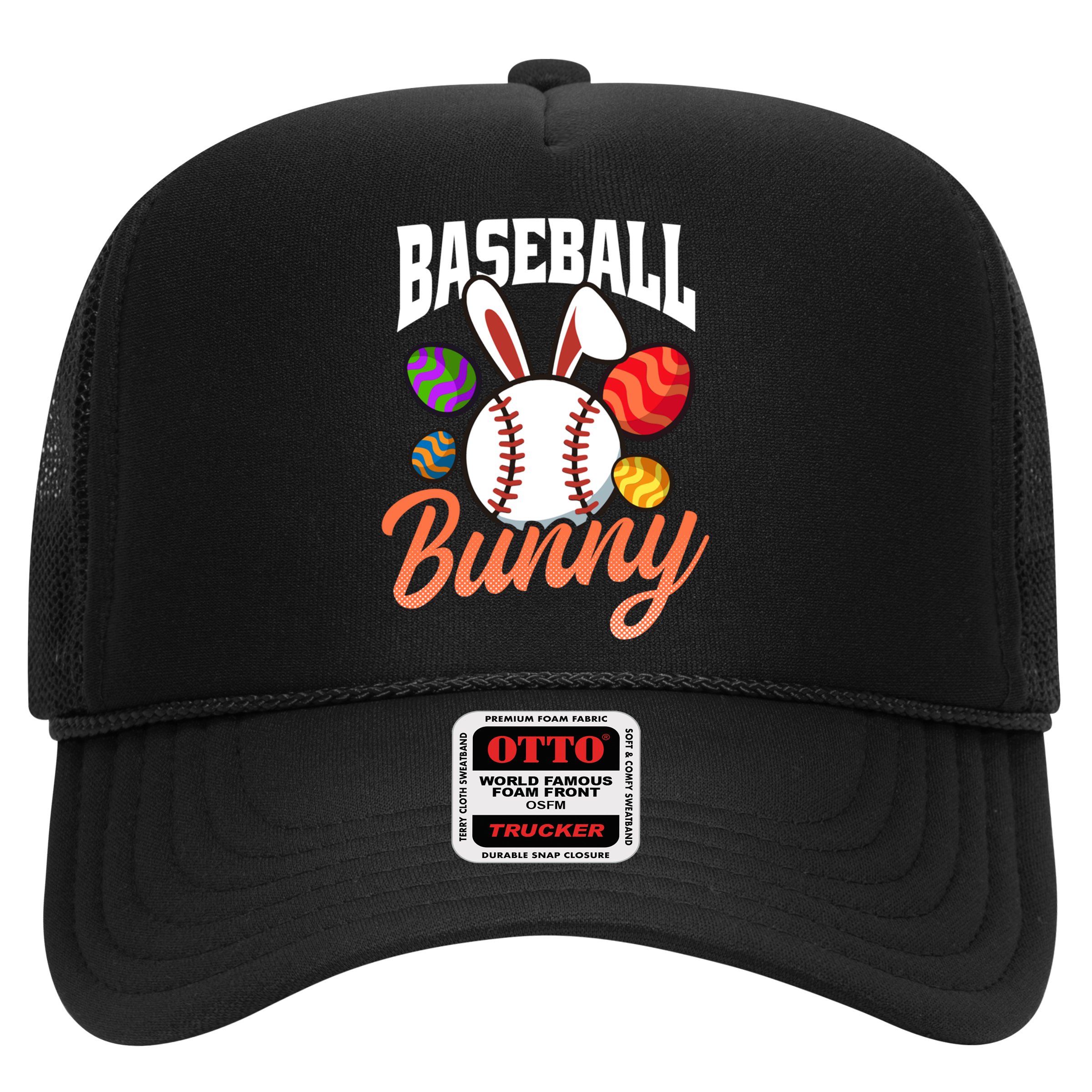 Baseball Bunny Design Easter Baseball Gift Hat
