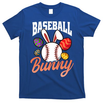 Baseball Bunny Design Easter Baseball Gift T-Shirt