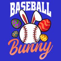 Baseball Bunny Design Easter Baseball Gift 16 in Basic Backpack