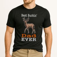 Best Buckin Dad Ever Gift Deer Hunting Funny Cooling Performance Crew T-Shirt