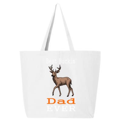 Best Buckin Dad Ever Gift Deer Hunting Funny 25L Jumbo Tote