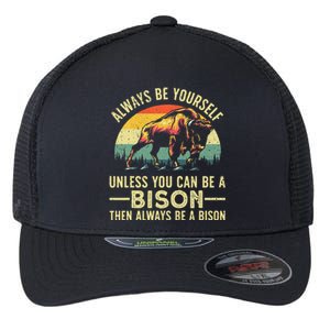 Best Bison Design For Women Buffalo Bison Lovers Flexfit Unipanel Trucker Cap