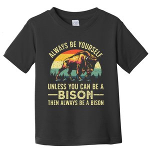 Best Bison Design For Women Buffalo Bison Lovers Toddler T-Shirt