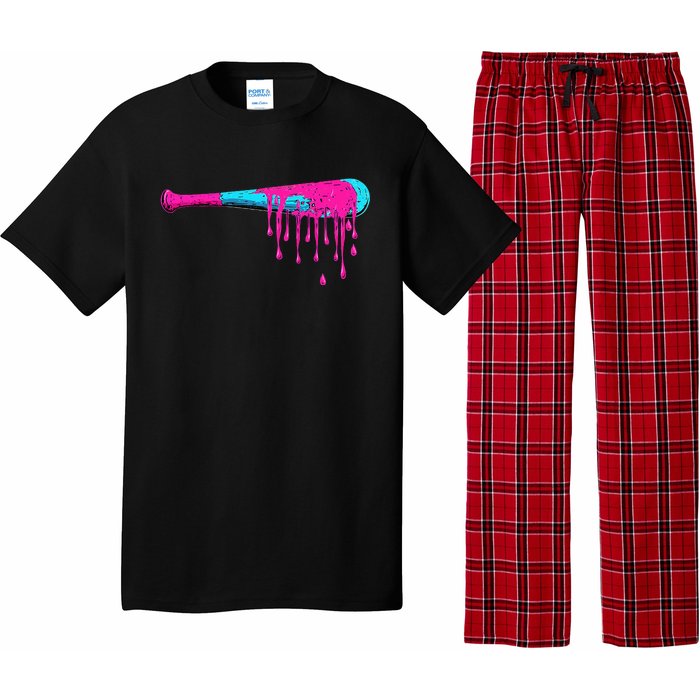 Baseball Bat Drip Pajama Set