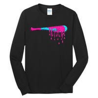 Baseball Bat Drip Tall Long Sleeve T-Shirt