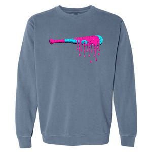 Baseball Bat Drip Garment-Dyed Sweatshirt